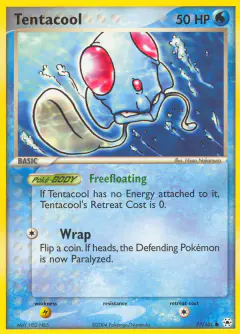 Tentacool Common card from Hidden Legends