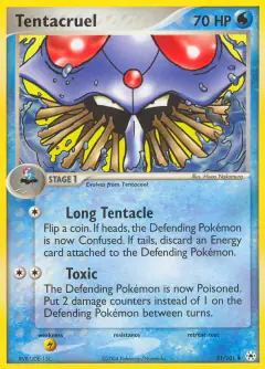 Tentacruel Uncommon card from Hidden Legends