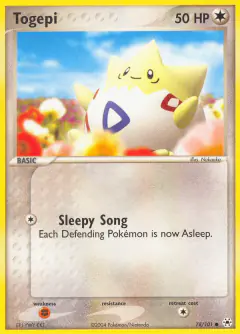 Togepi Common card from Hidden Legends