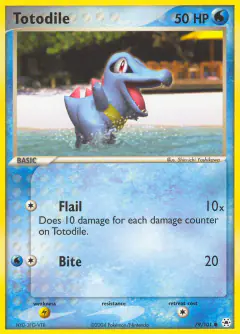 Totodile Common card from Hidden Legends