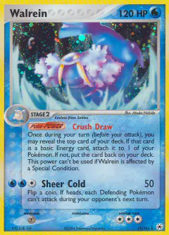 Walrein Rare Holo card from Hidden Legends