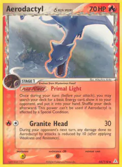 Aerodactyl δ Uncommon card from Holon Phantoms