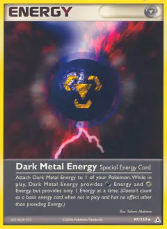 Dark Metal Energy Uncommon card from Holon Phantoms