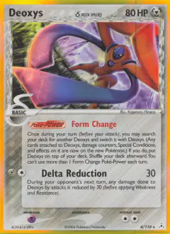 Deoxys δ Rare Holo card from Holon Phantoms