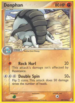 Donphan Uncommon card from Holon Phantoms