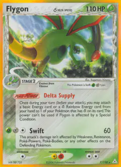 Flygon δ Rare Holo card from Holon Phantoms