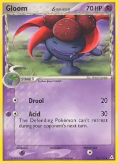 Gloom δ Uncommon card from Holon Phantoms