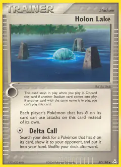 Holon Lake Uncommon card from Holon Phantoms