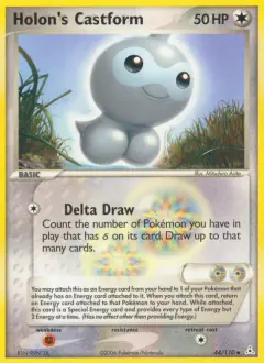Holon's Castform Uncommon card from Holon Phantoms