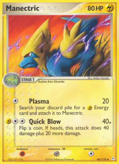 Manectric Uncommon card from Holon Phantoms