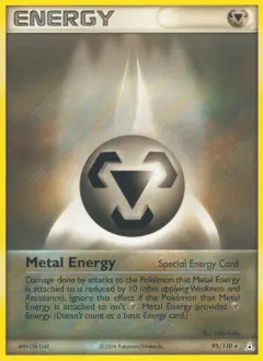 Metal Energy Rare card from Holon Phantoms