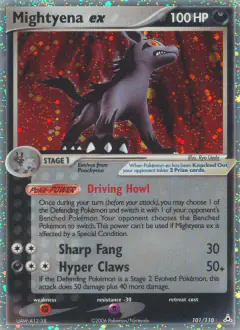 Mightyena ex Rare Holo EX card from Holon Phantoms