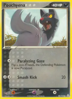 Poochyena Common card from Holon Phantoms