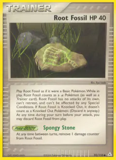 Root Fossil Common card from Holon Phantoms