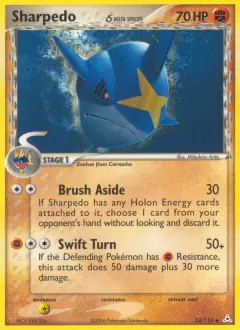 Sharpedo δ Uncommon card from Holon Phantoms
