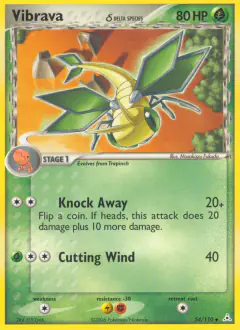 Vibrava δ Uncommon card from Holon Phantoms