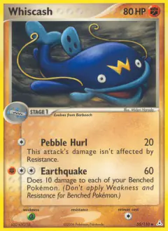 Whiscash Uncommon card from Holon Phantoms
