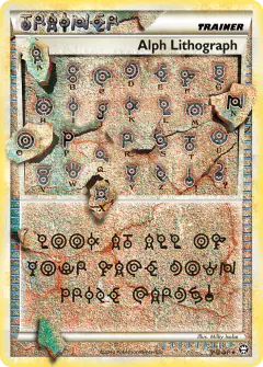 Alph Lithograph Rare Secret card from Triumphant