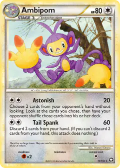 Ambipom Rare card from Triumphant