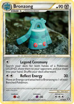 Bronzong Rare card from Triumphant