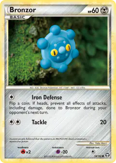 Bronzor Common card from Triumphant