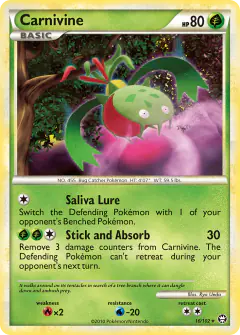 Carnivine Rare card from Triumphant