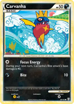 Carvanha Common card from Triumphant