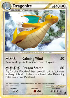 Dragonite Rare card from Triumphant