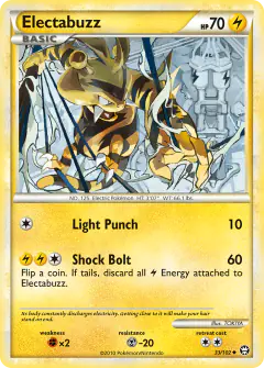 Electabuzz Uncommon card from Triumphant