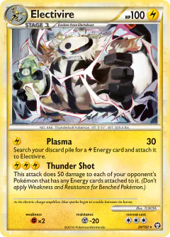 Electivire Rare card from Triumphant