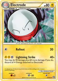 Electrode Uncommon card from Triumphant