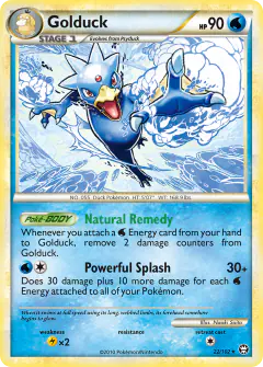 Golduck Rare card from Triumphant