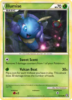 Illumise Common card from Triumphant