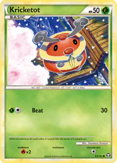 Kricketot Common card from Triumphant