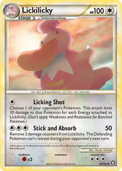 Lickilicky Uncommon card from Triumphant