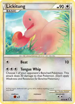 Lickitung Common card from Triumphant