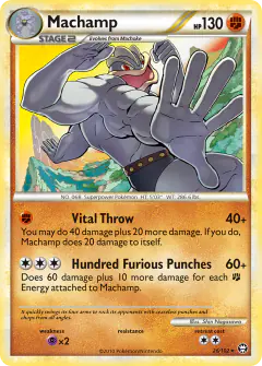 Machamp Rare card from Triumphant