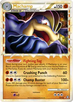 Machamp Rare Prime card from Triumphant