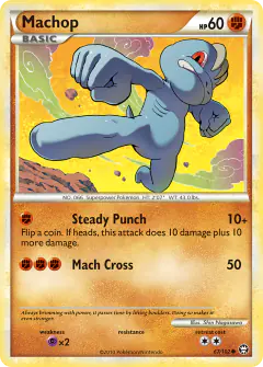 Machop Common card from Triumphant