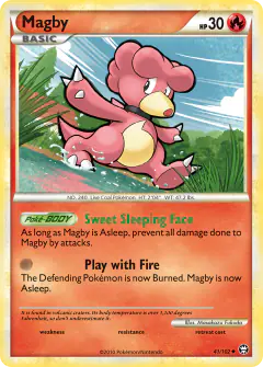 Magby Uncommon card from Triumphant