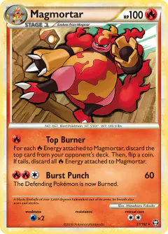Magmortar Rare card from Triumphant