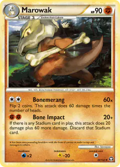 Marowak Uncommon card from Triumphant