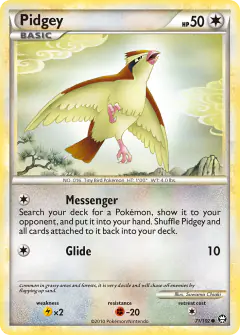 Pidgey Common card from Triumphant