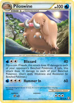 Piloswine Uncommon card from Triumphant