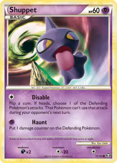 Shuppet Common card from Triumphant