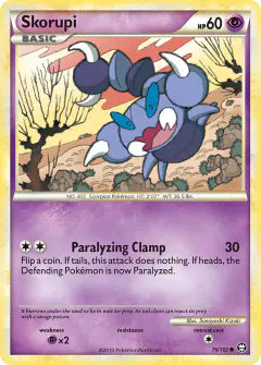 Skorupi Common card from Triumphant