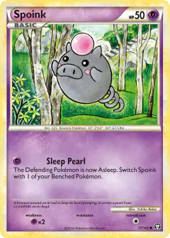 Spoink Common card from Triumphant