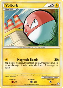 Voltorb Common card from Triumphant