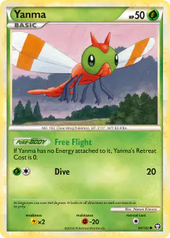 Yanma Common card from Triumphant