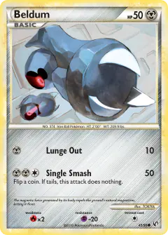 Beldum Common card from Undaunted